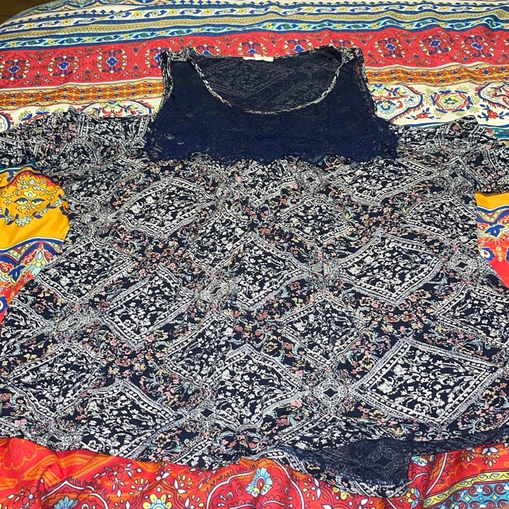 Cold shoulder Maurice’s top